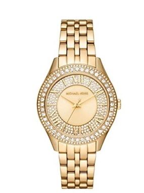 Michael Kors Gold-tone Crystal Dial Women's Bracelet Watch